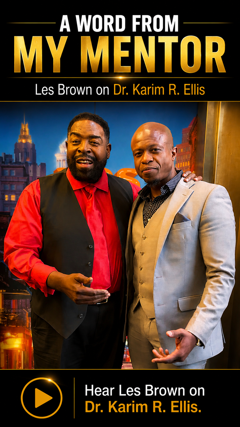 Les Brown recommendation video thumbnail